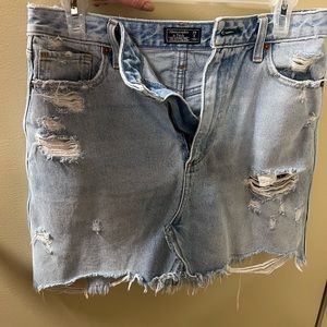 Abercrombie Jean Skirt